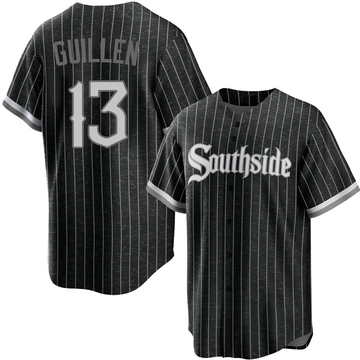 Replica Ozzie Guillen Youth Chicago White Sox Black 2021 City Connect Jersey