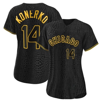 MLB Chicago White Sox Paul Konerko Home Replica Baseball Women's ($93) ❤  liked on Polyvore featuring tops