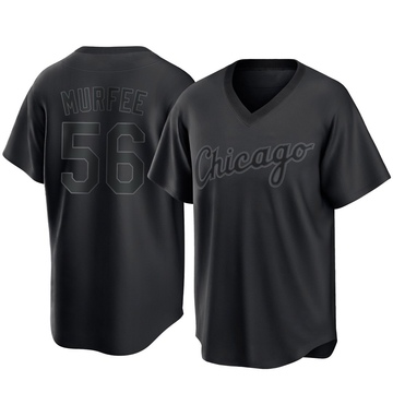 Replica Penn Murfee Men's Chicago White Sox Black Pitch Fashion Jersey