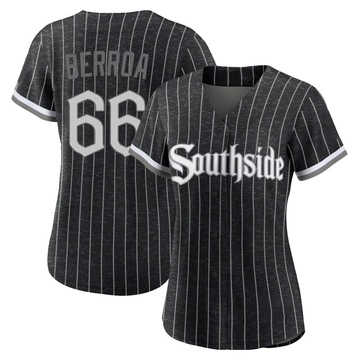 Replica Prelander Berroa Women's Chicago White Sox Black 2021 City Connect Jersey