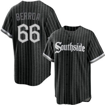 Replica Prelander Berroa Youth Chicago White Sox Black 2021 City Connect Jersey