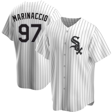 Replica Ron Marinaccio Men's Chicago White Sox White Home Jersey