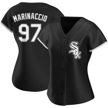 Replica Ron Marinaccio Women's Chicago White Sox Black Alternate Jersey