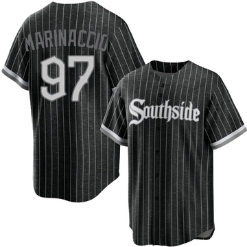 Replica Ron Marinaccio Youth Chicago White Sox Black 2021 City Connect Jersey