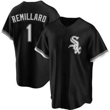 Replica Zach Remillard Youth Chicago White Sox Black Alternate Jersey