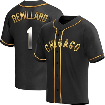 Replica Zach Remillard Youth Chicago White Sox Black Golden Alternate Jersey